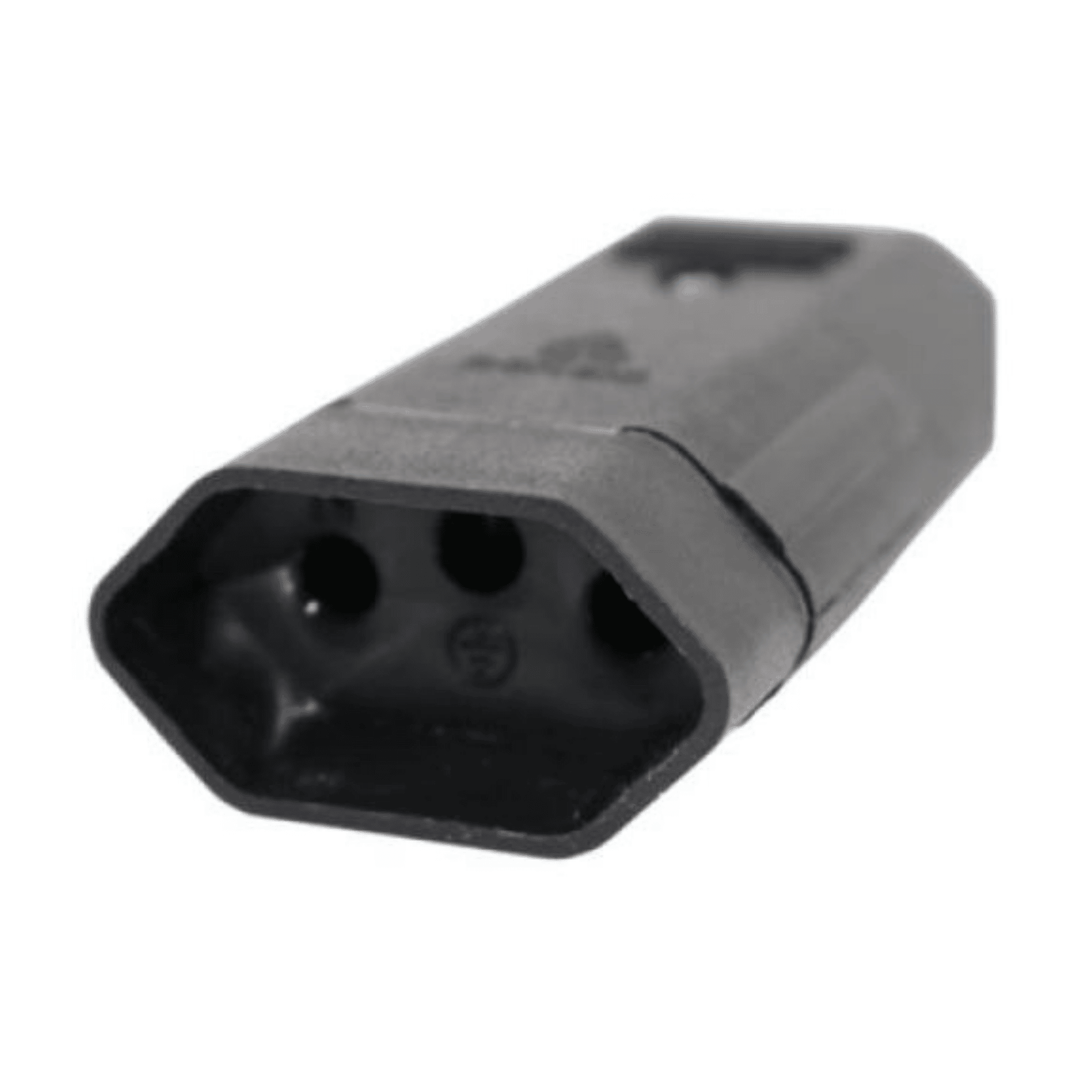 Pino Fêmea 2P+T 10A Preto - 2043 - Perlex 041691 Perlex