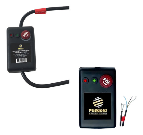 Protetor Eletronico 220 Volts - 10A - On Delay - Com Rabicho Fasgold FS-529 Fasgold - imagem 5