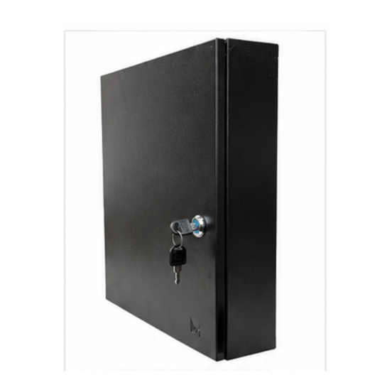 Rack Organizador Vertical Com Chave Preto - MT-5001 - Metal Nobre MT-5001 Metal Nobre - imagem 2