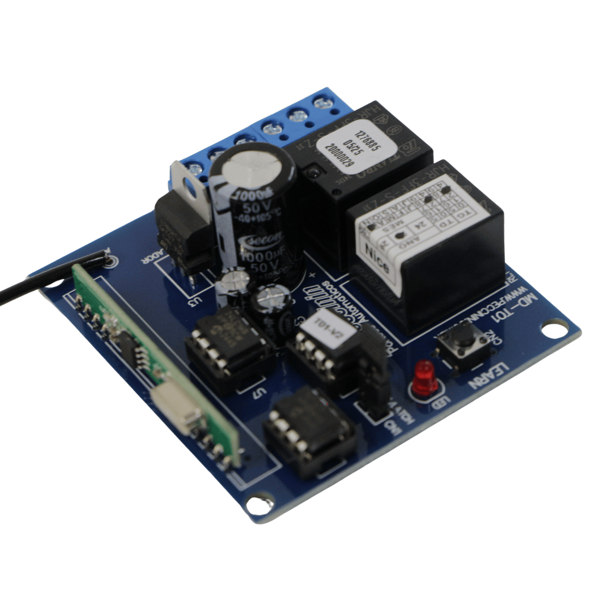 Receptor Peccinin Módulo Md T01 12/24V – 433,92 Mhz - Nice