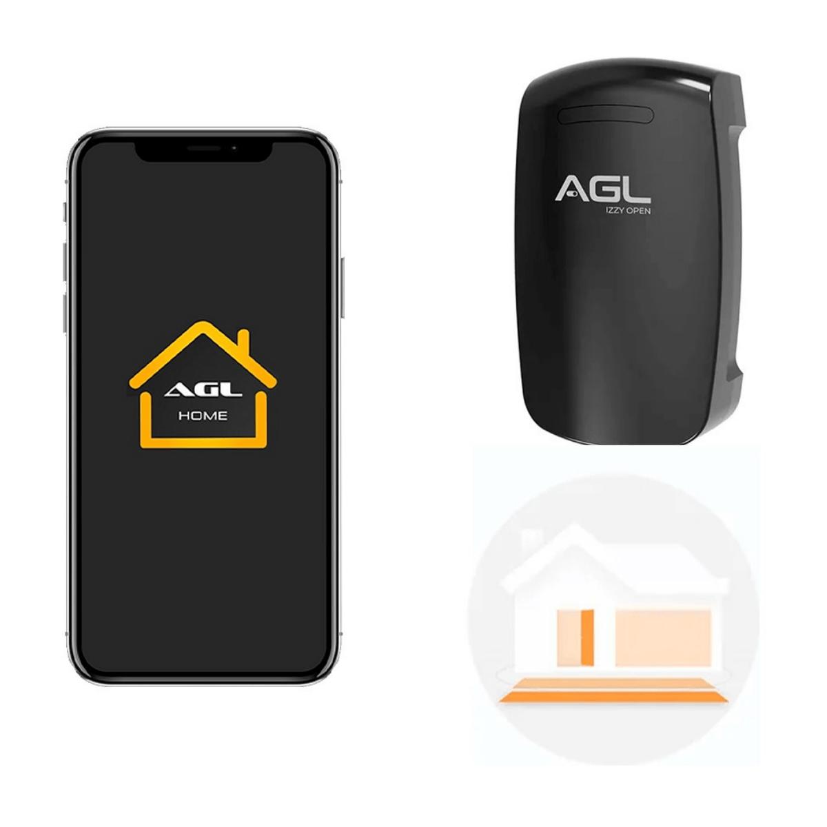 Modulo Garagem Izzy Open AGL Preto 433MHZ/2 Canais V2024 - Unidade 1110399 AGL - imagem 6