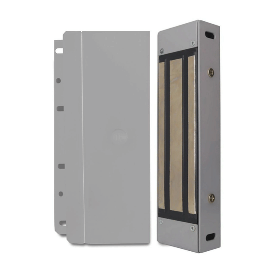 Fechadura Magnética Eletroímã 320KGF Com Sensor Cinza - M320 - Ipec A2551/ CZ IPEC - imagem 2