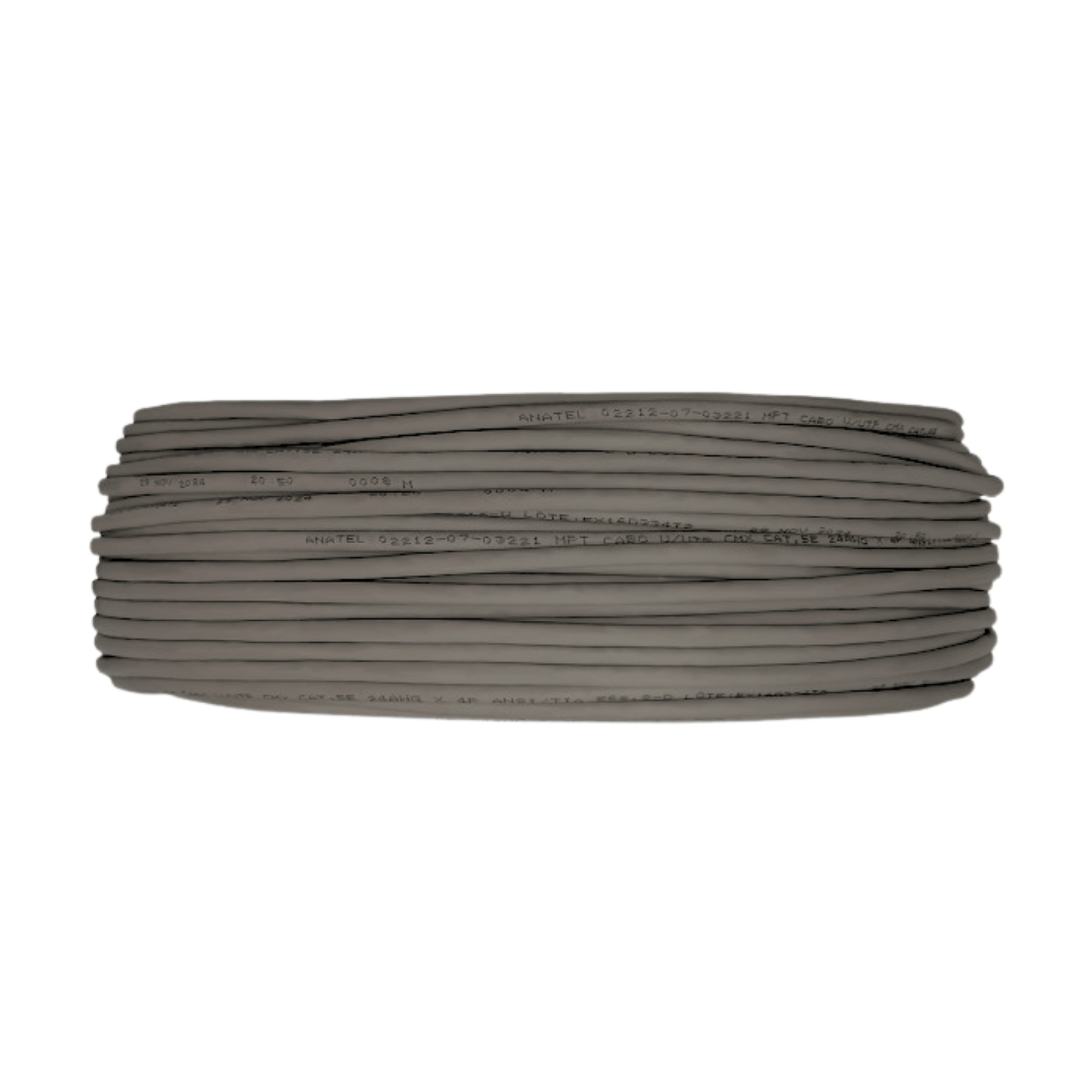 Cabo De Rede CAT5E U/Utp Cinza 100m - 24AWGX4P Cmx - Mpt (Mínimo 100m) 53010748 MPT