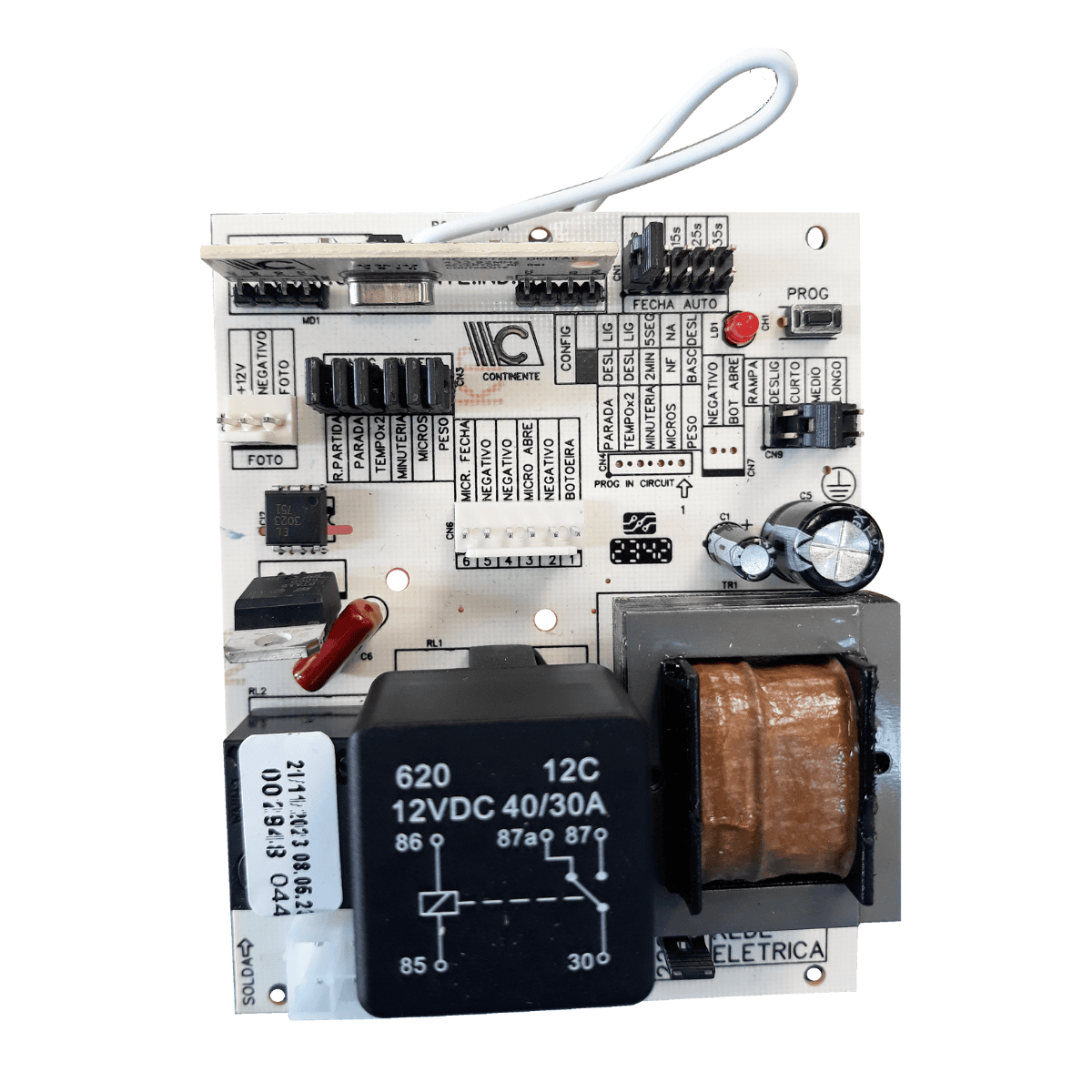 Central P/ Portão Com Receptor 433MHz - RQC10 - Continente