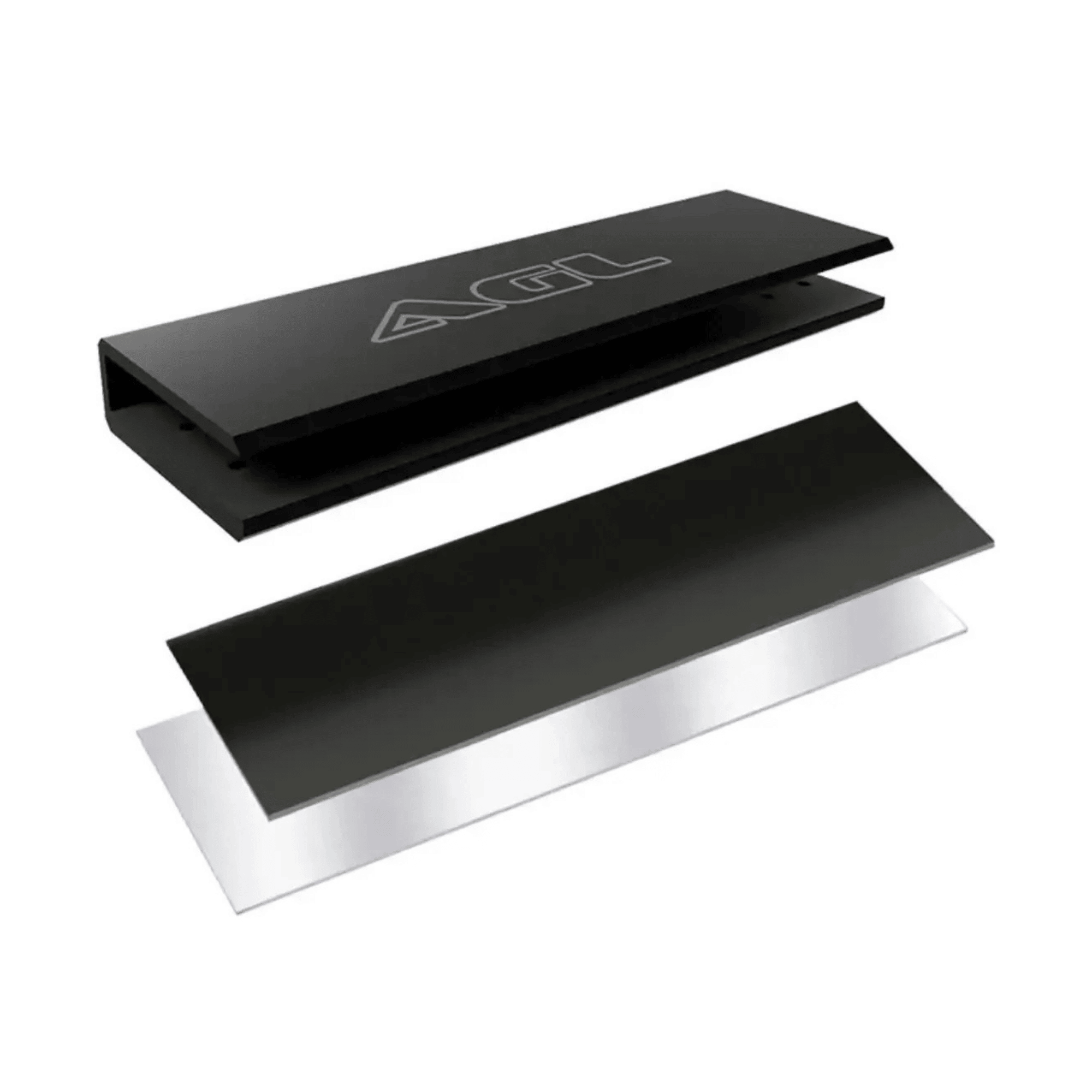 Suporte Fechadura Eletroímã Porta De Vidro Encaixe Preto - AGL 1301062 AGL - imagem 6