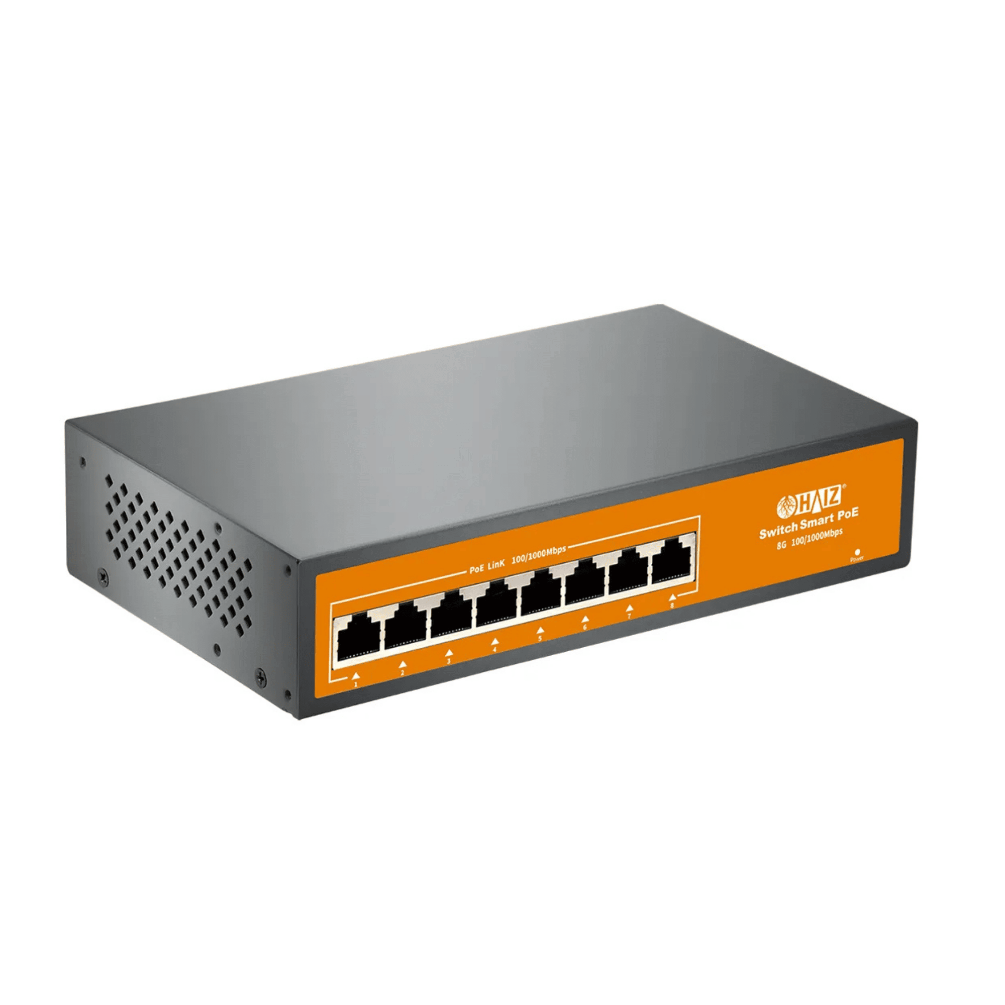Switch PoE 8 Portas Gigabit 120W Vlan - HZ-1008GBPOE-A - Haiz HZ-1008GBPOE HAIZ - imagem 3