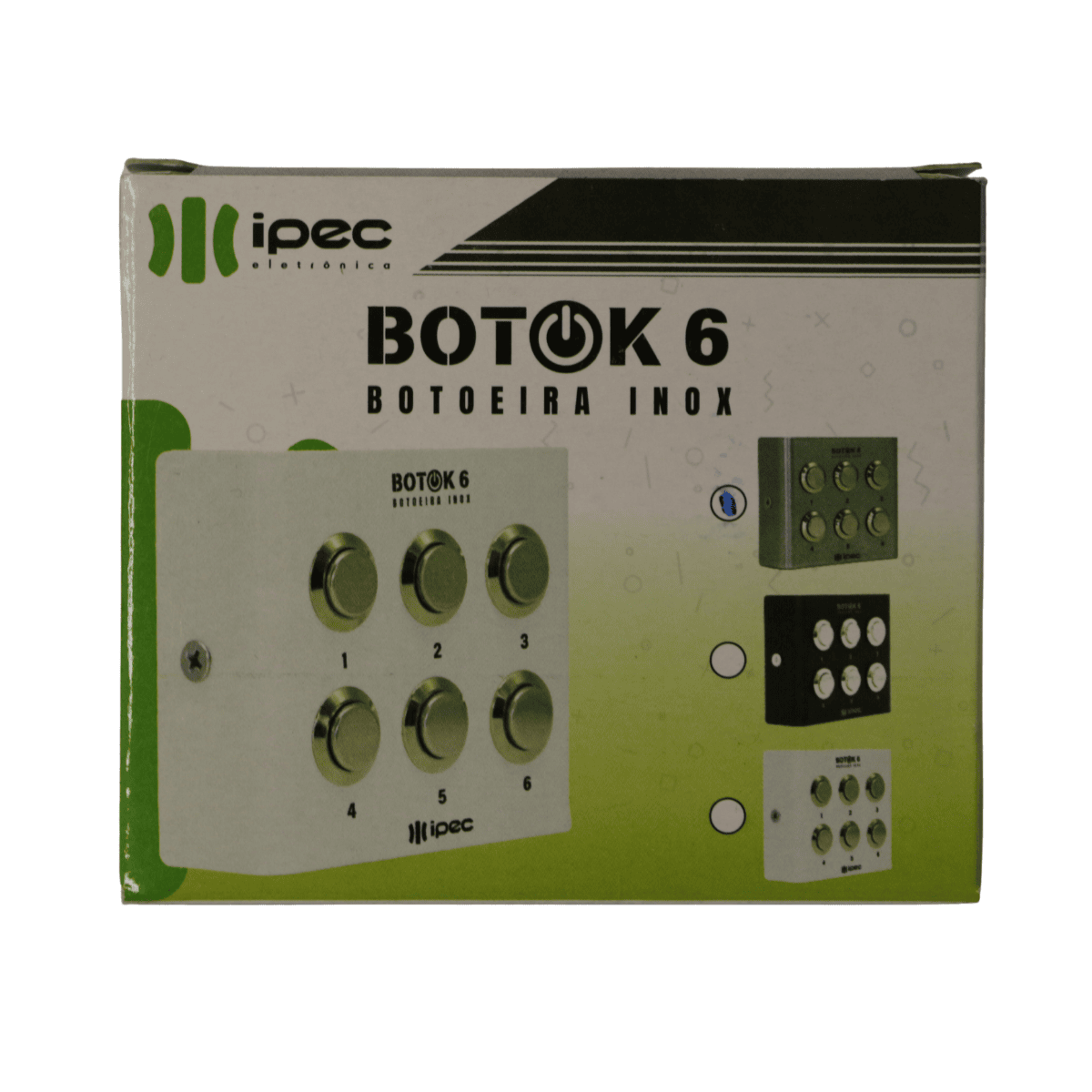 Botoeira Inox Prata 6 Botões - Botok 6 - Ipec A2527-PRATA IPEC - imagem 5