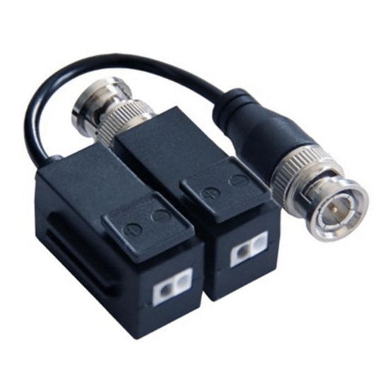Vídeo Balun Passivo HD 8MP - DS-1H18S/E(C) - Hikvision 24974 Hikvision