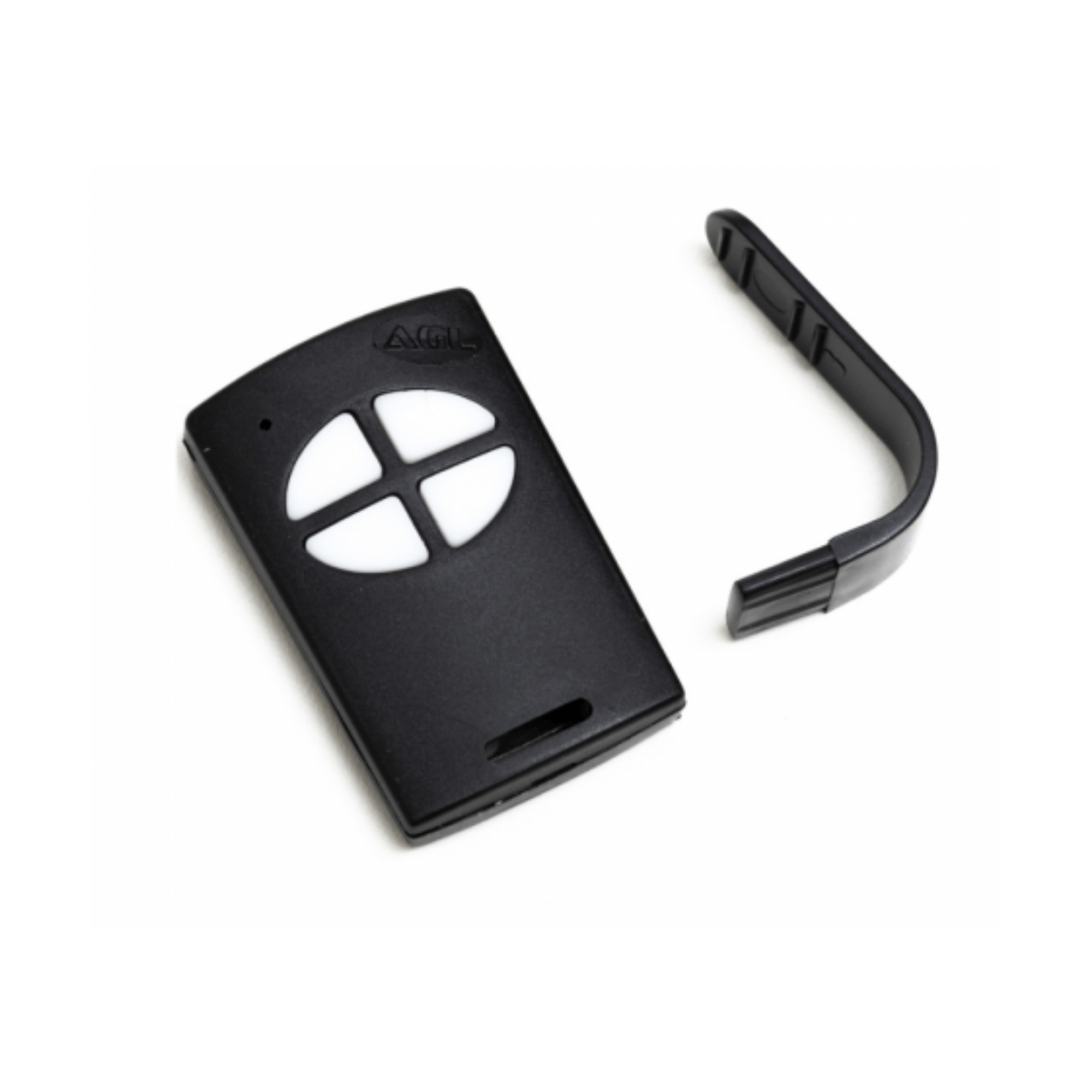 Controle Remoto Digital Key 433,92MHz Preto Botão Branco - 6P20 - AGL