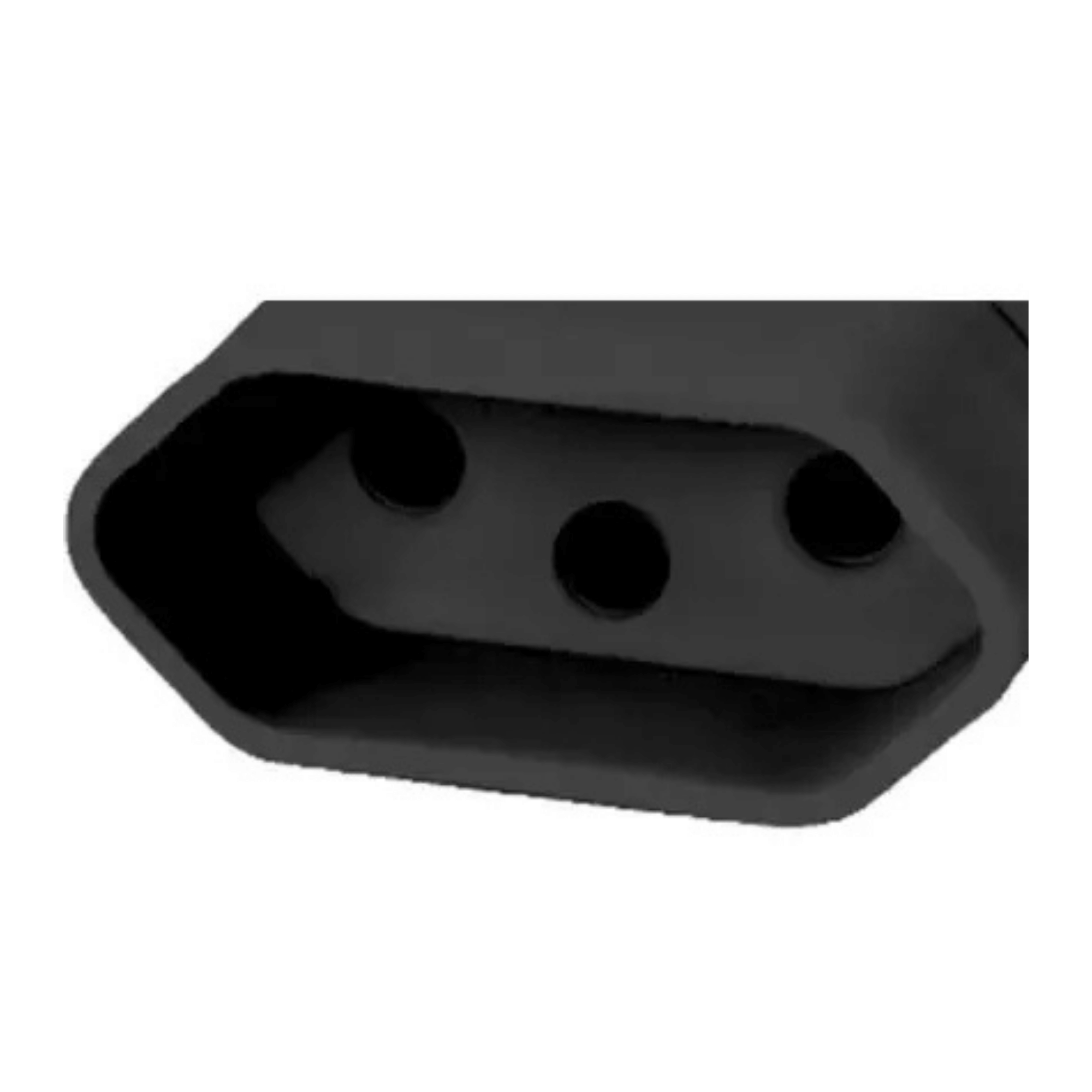 Pino Fêmea 2P+T 10A Preto - 2043 - Perlex 041691 Perlex - imagem 5