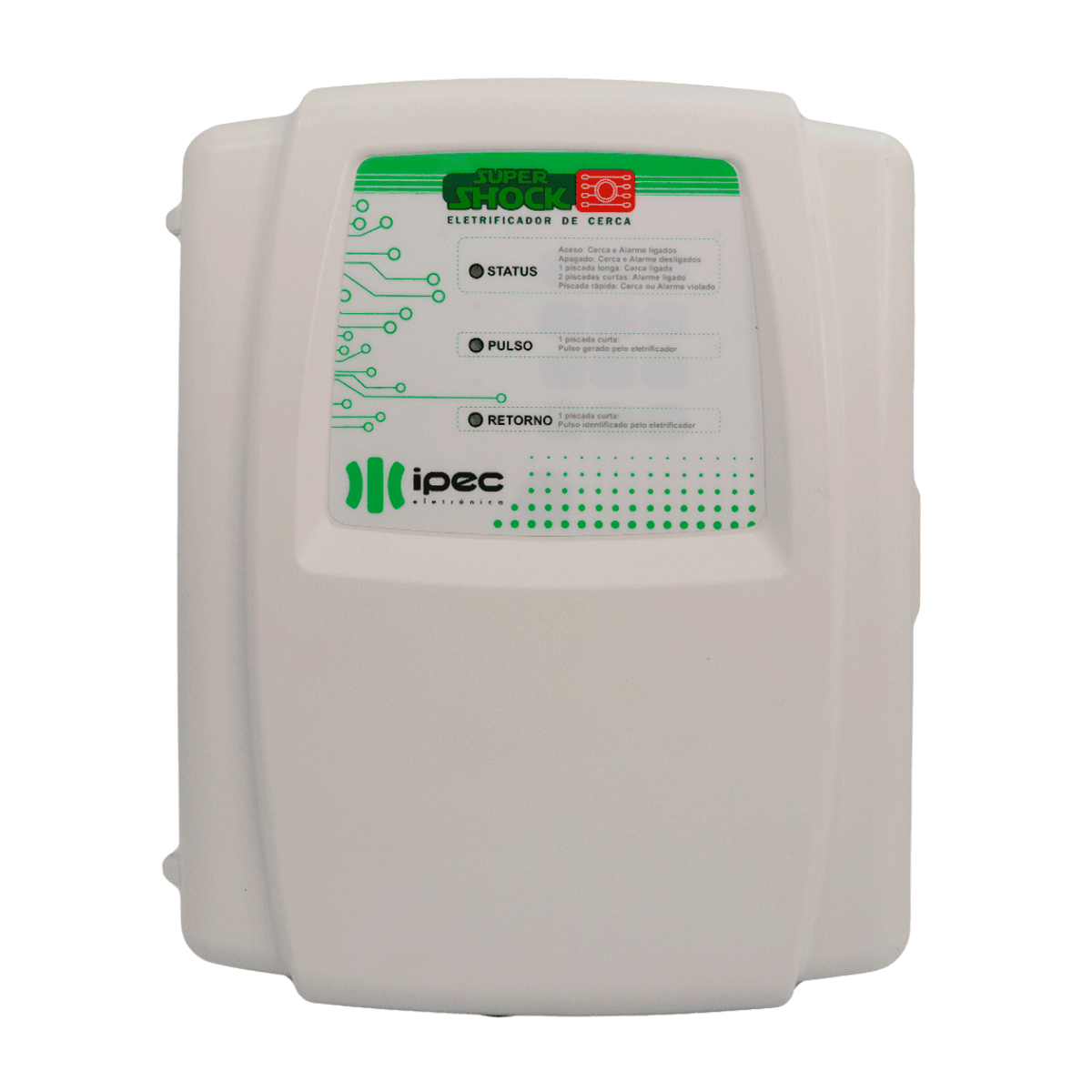 Eletrificador De Cerca Super Shock Bivolt 15000V - Ipec