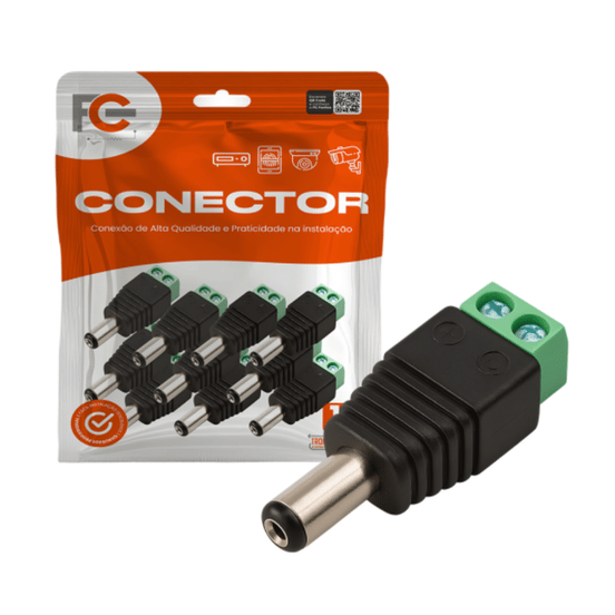 Conector P4 Macho Borne (Pacote 10 Unidades) - Fc Fontes KTFCP4001 FC Fontes - imagem 2