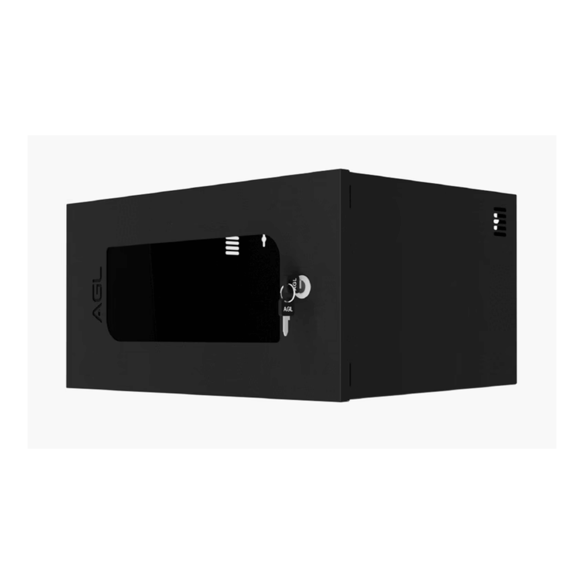 Rack Metálico Parede 5U 19" Preto Com Chave - AGL 1108003 AGL - imagem 2