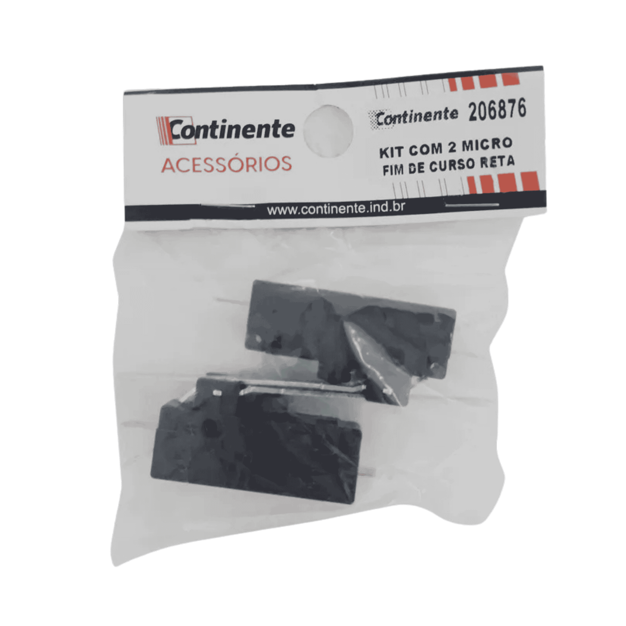 Kit 2 Micro Interruptor Fim De Curso IR/E3 20A Reta - Continente 206876 Continente - imagem 4