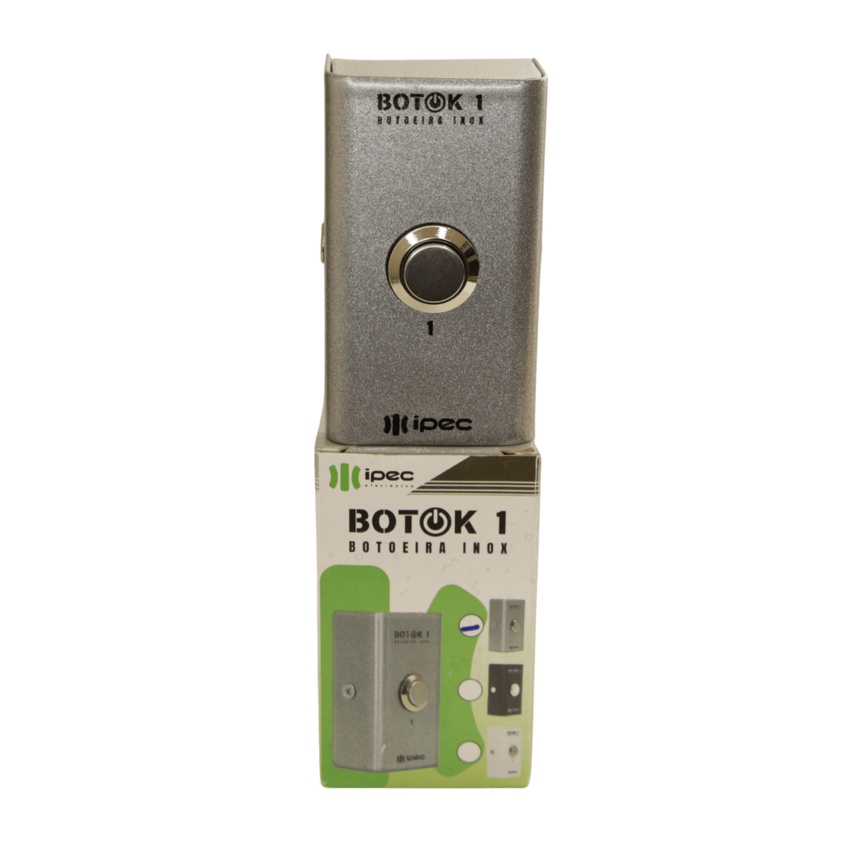Botoeira Inox Prata 1 Botão - Botok 1 - Ipec A2524-PRATA IPEC - imagem 7