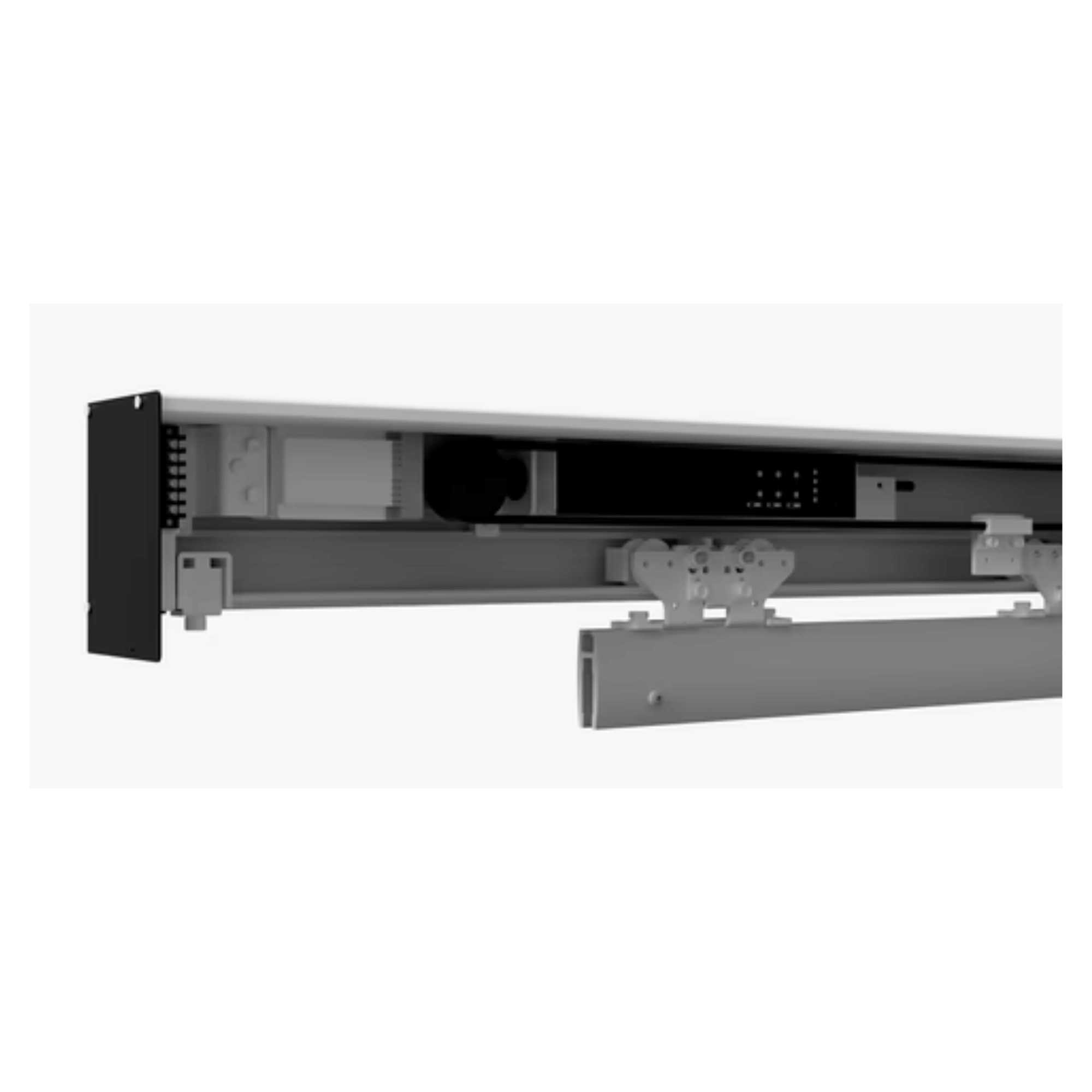 Conjunto Automatizador Para Porta Social Dz Slip 6,00m Preto - AGL 2005710 AGL