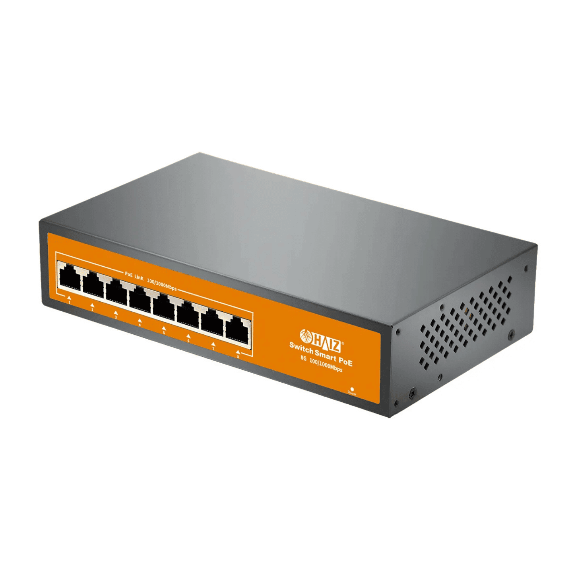 Switch PoE 8 Portas Gigabit 120W Vlan - HZ-1008GBPOE-A - Haiz HZ-1008GBPOE HAIZ - imagem 2