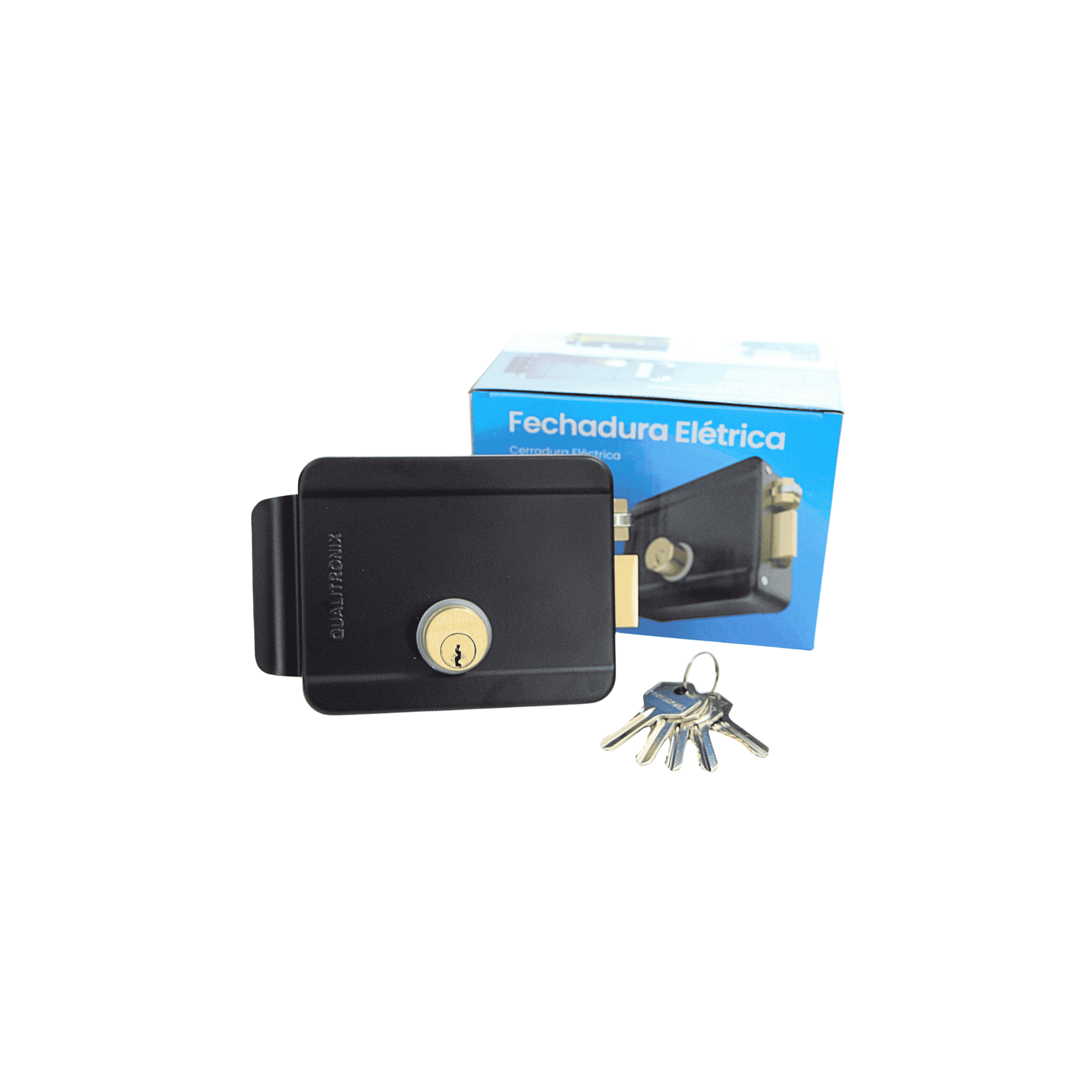 Fechadura Elétrica Para Portão Sem Botão Interno 12V - Qualitronix 0301001PT Qualitronix - imagem 5