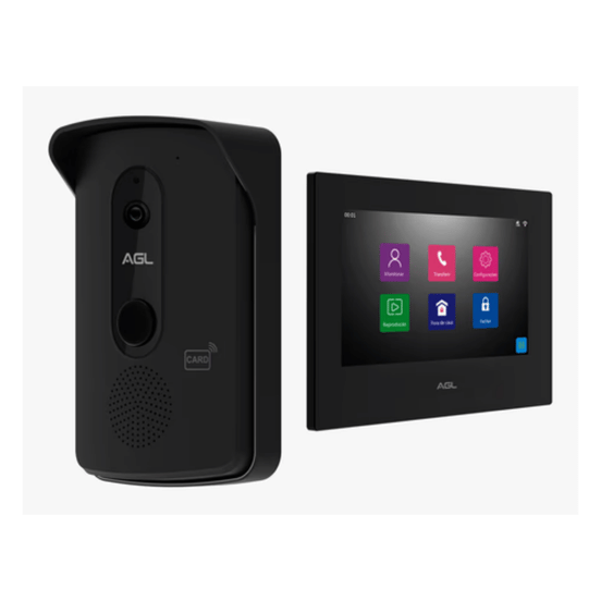 Vídeo Porteiro Touch Wi-Fi - VP7 Card app 2026 - AGL 1106481 AGL - imagem 2