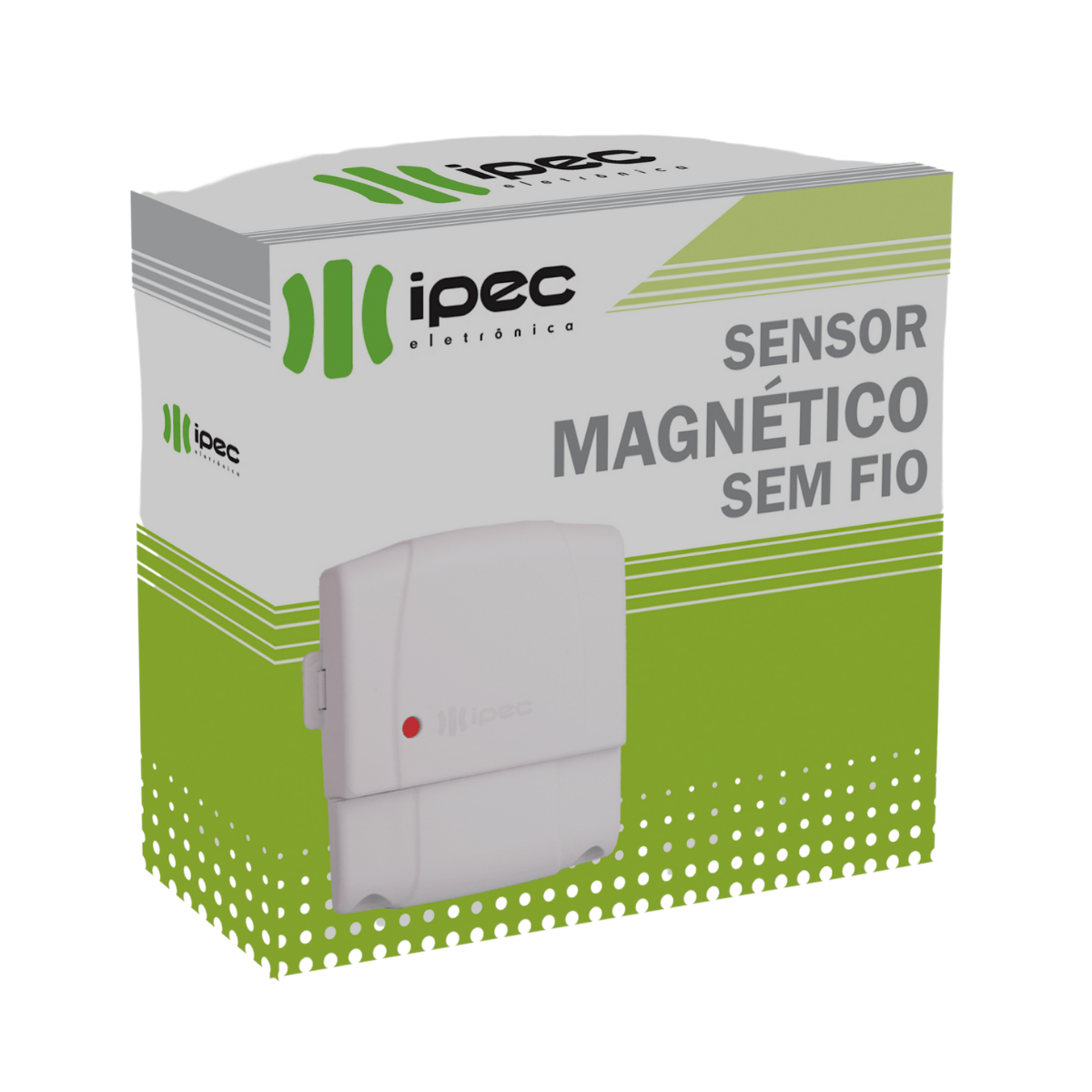 Sensor Magnético Digital Sem Fio Code Learn 433MHz 3V – Ipec A2050-3V IPEC - imagem 3