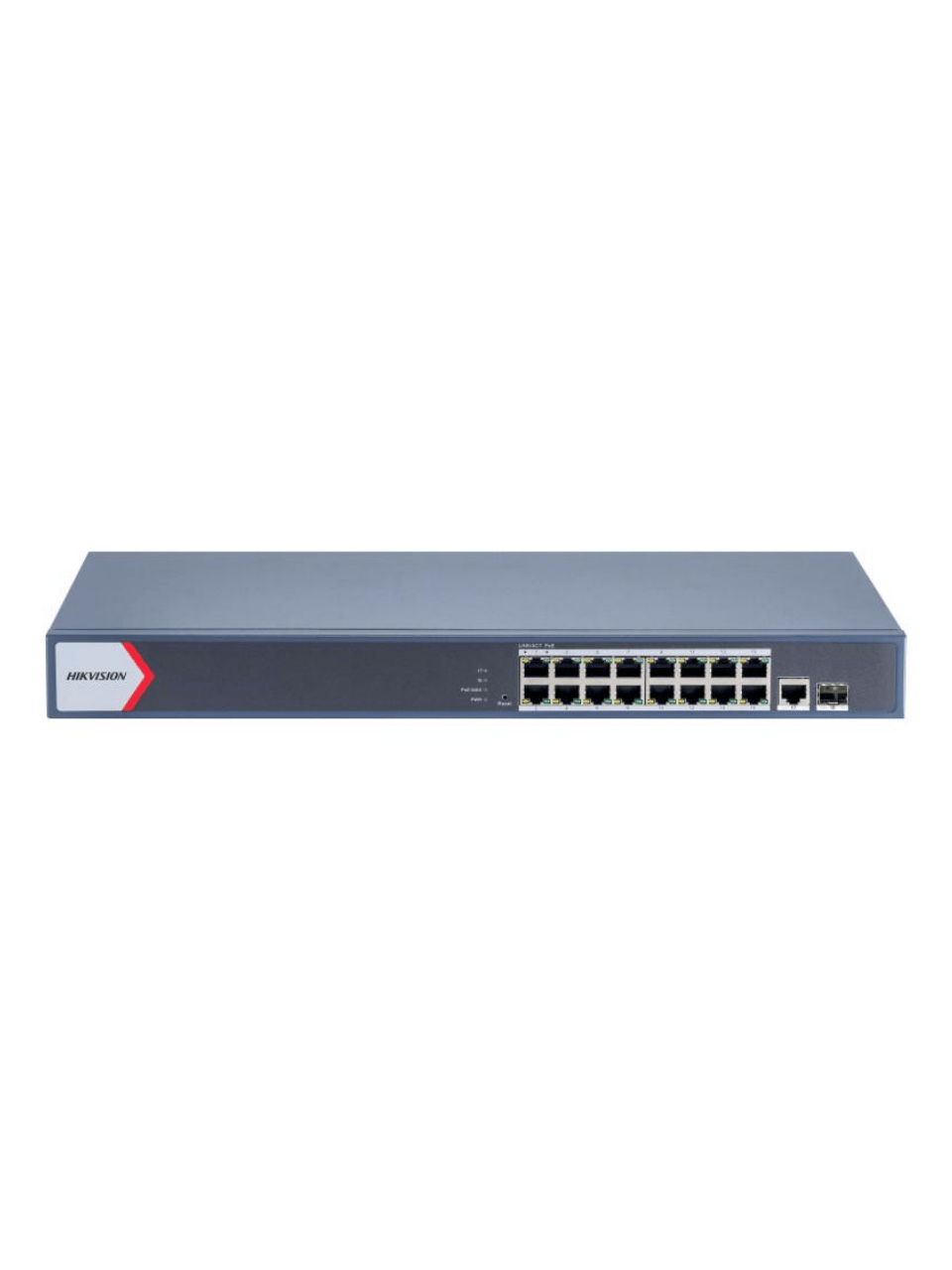 Switch 16 Portas PoE Gigabit - DS-3E1518P-EI - Hikvision 6928 Hikvision