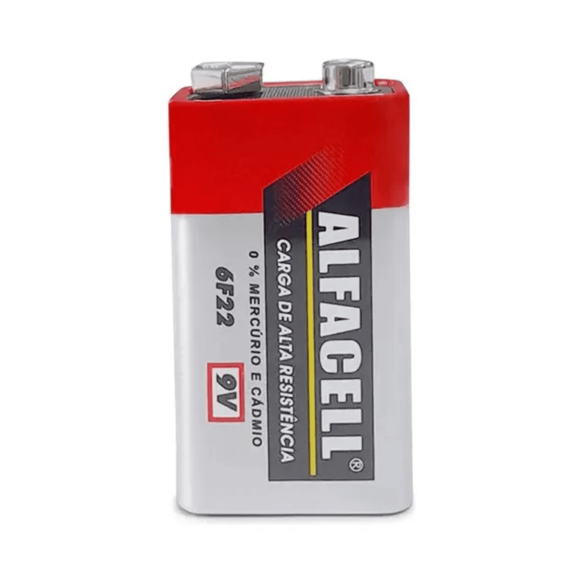 Bateria 9V Para Equipamentos Eletrônicos Longa Duração - Forzon