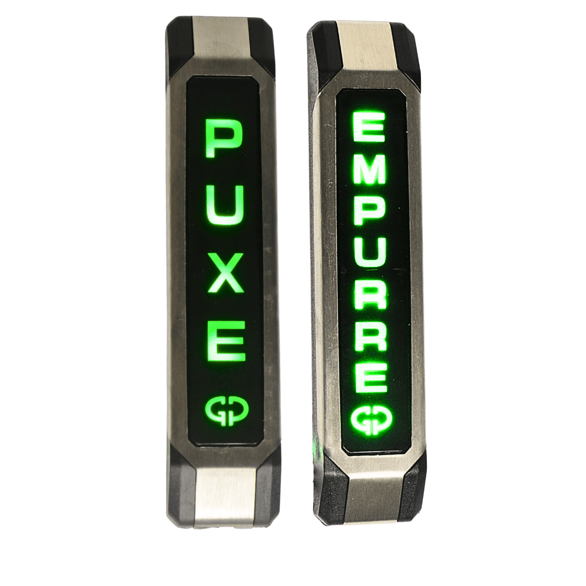 Display Sinalizador LED Puxe/Empurre Inox – Gp Control