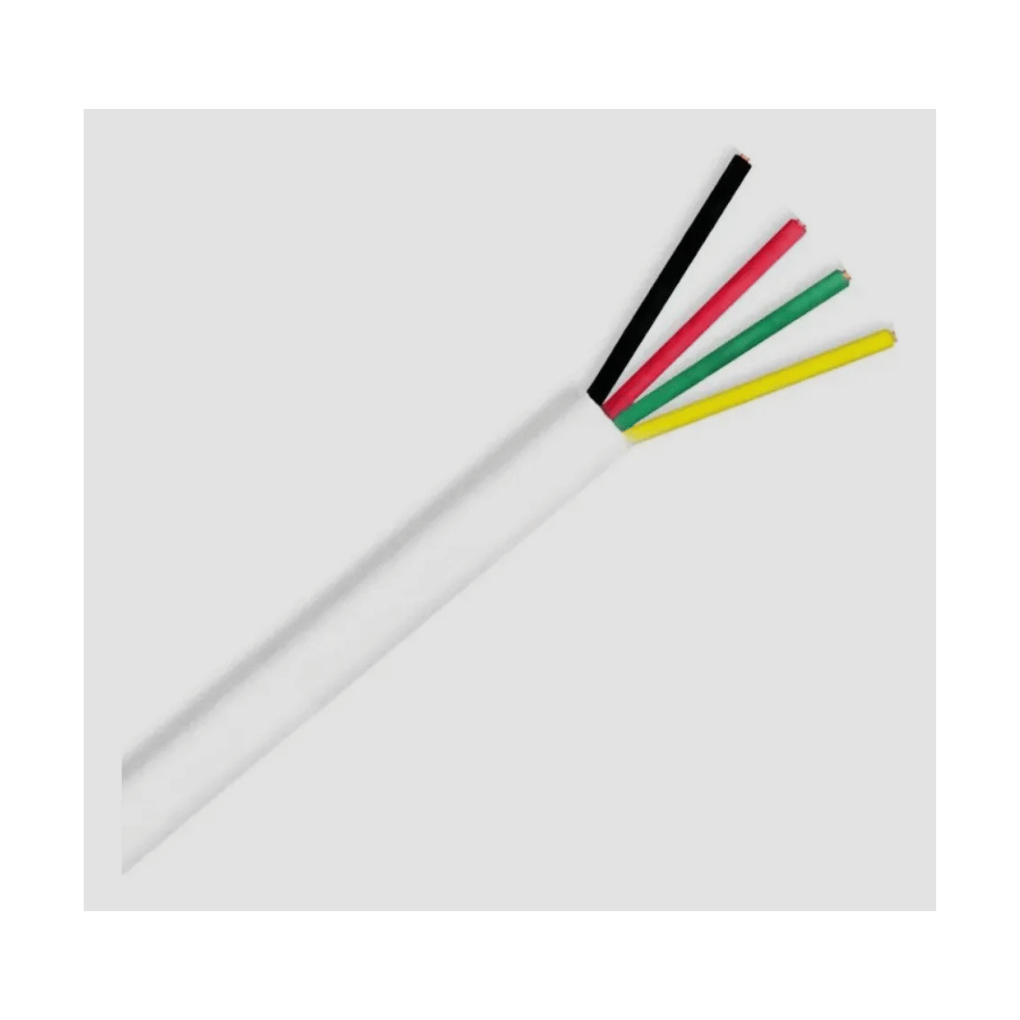Cabo Para Alarme 4 Vias X 0,50 Mm Branco - Cabomix 903 CaboMix