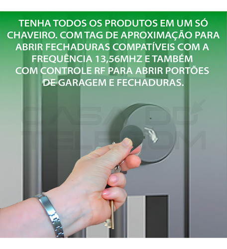 Chaveiro Digital - Tag 125kHz - AGL 1110038 AGL - imagem 5