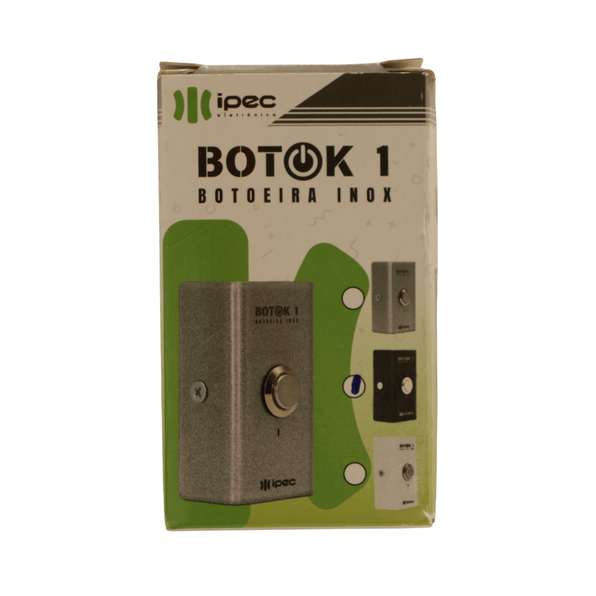 Botoeira Inox Preta 1 Botão - Botok 1 - Ipec A2524-PT IPEC - imagem 8