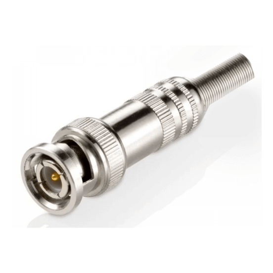 Conector Bnc Mola Parafuso 4mm (Pacote 10 Unidades) - Fc Fontes KTFCBNC04 FC Fontes