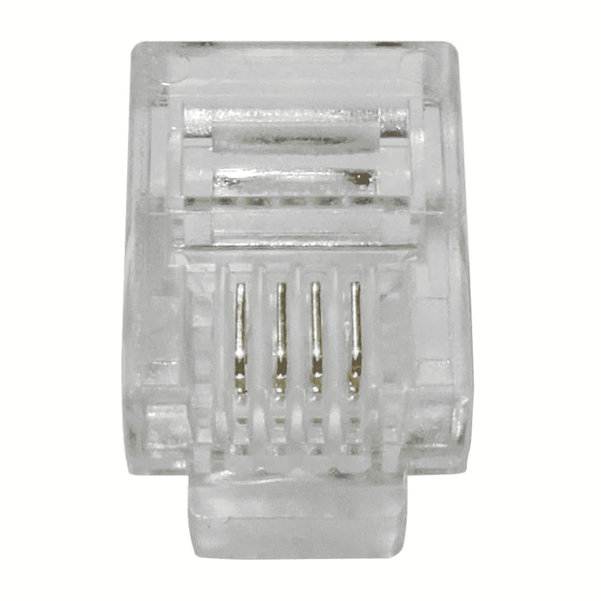 Conector RJ11 Para Telefonia - Pacote Com 10 Unidades - Exbom RJ11/PCO10 Exbom - imagem 4