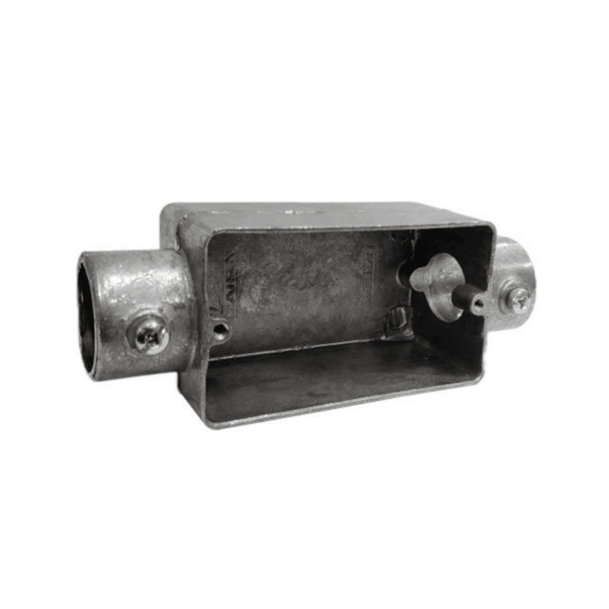Condulete Tipo C 3/4" Sem Tampa 2 Saídas Alumínio - Daisa DV034-C-ST Daisa - imagem 2