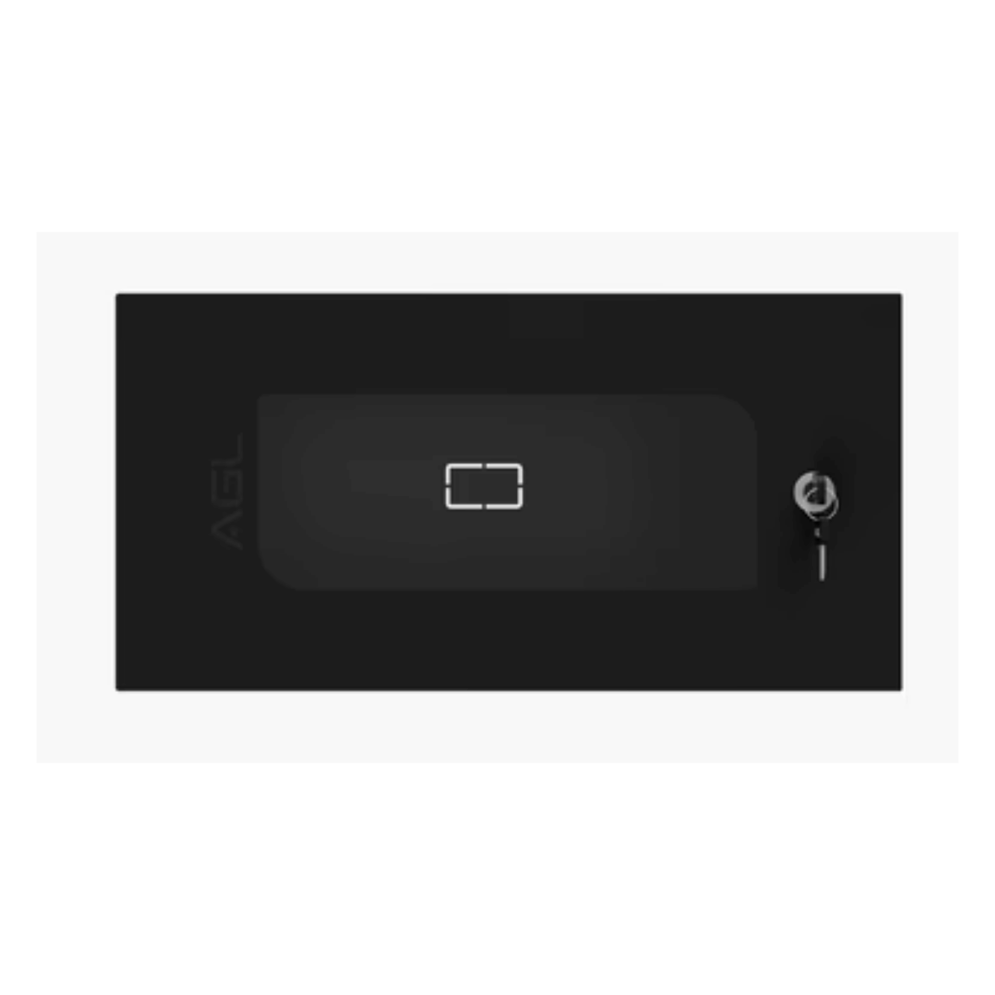 Rack Metálico Parede 5U 19" Preto Com Chave - AGL 1108003 AGL - imagem 3