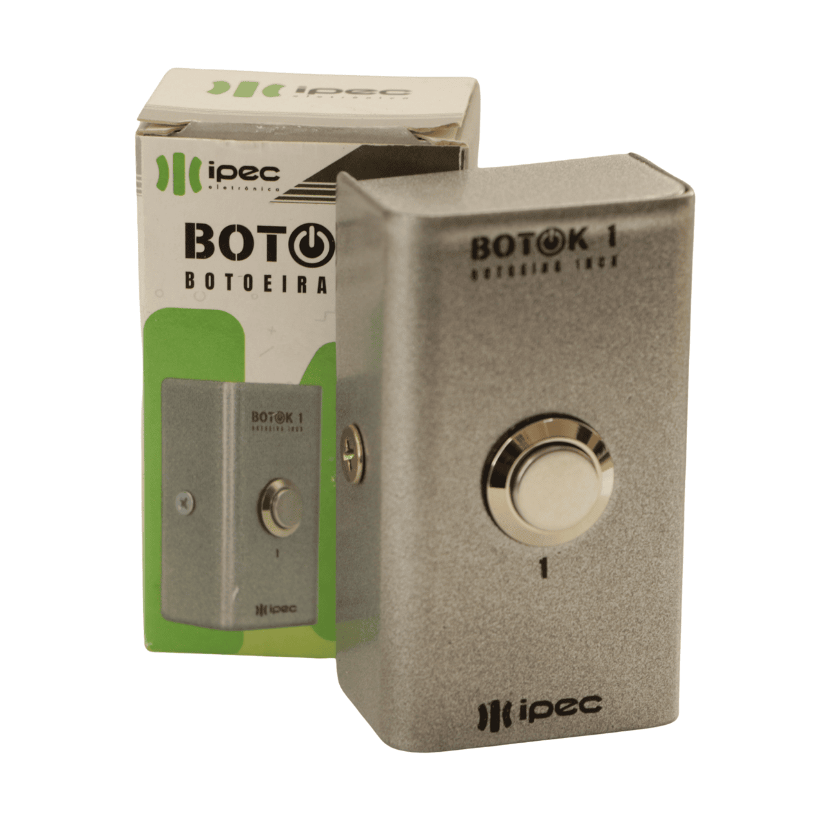 Botoeira Inox Prata 1 Botão - Botok 1 - Ipec A2524-PRATA IPEC - imagem 6
