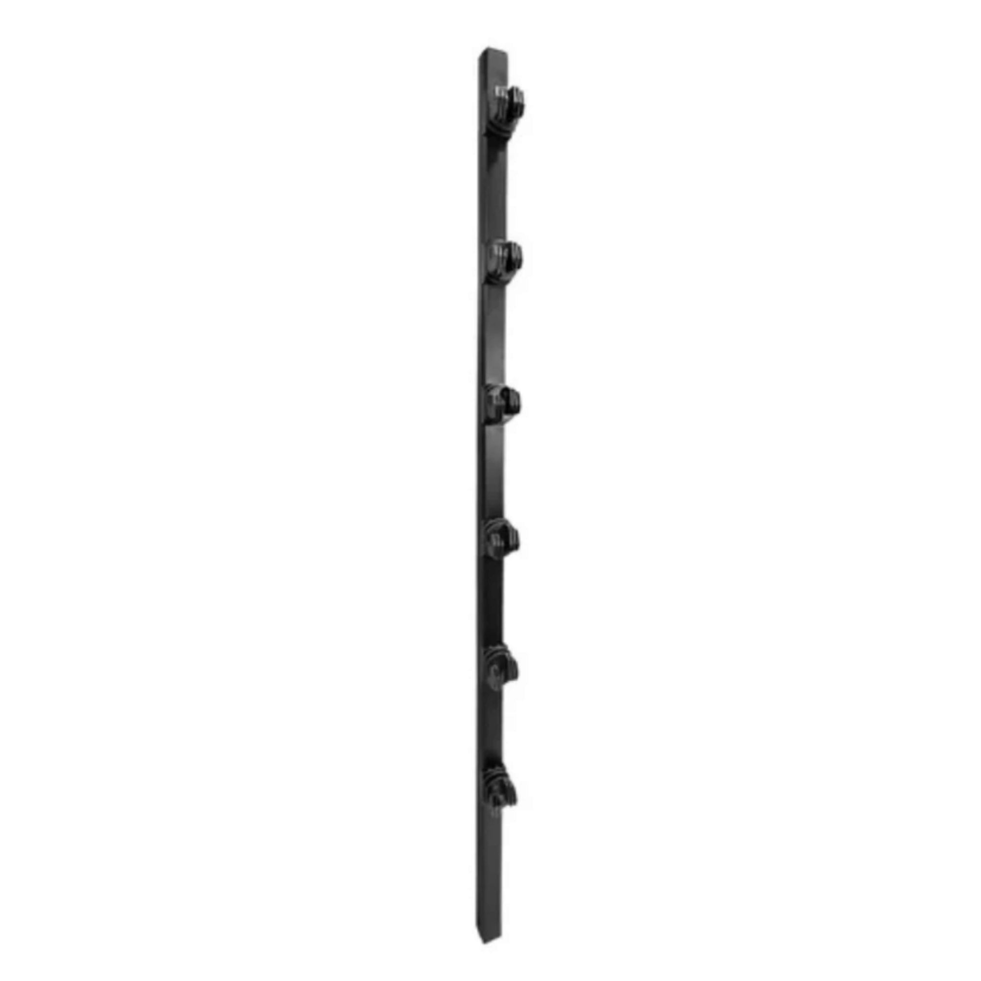 Perfil Cerca Elétrica Quadrada 25X25MM 1m 6 Isoladores W All Black - Confiseg 000000000916446 Confiseg - imagem 2