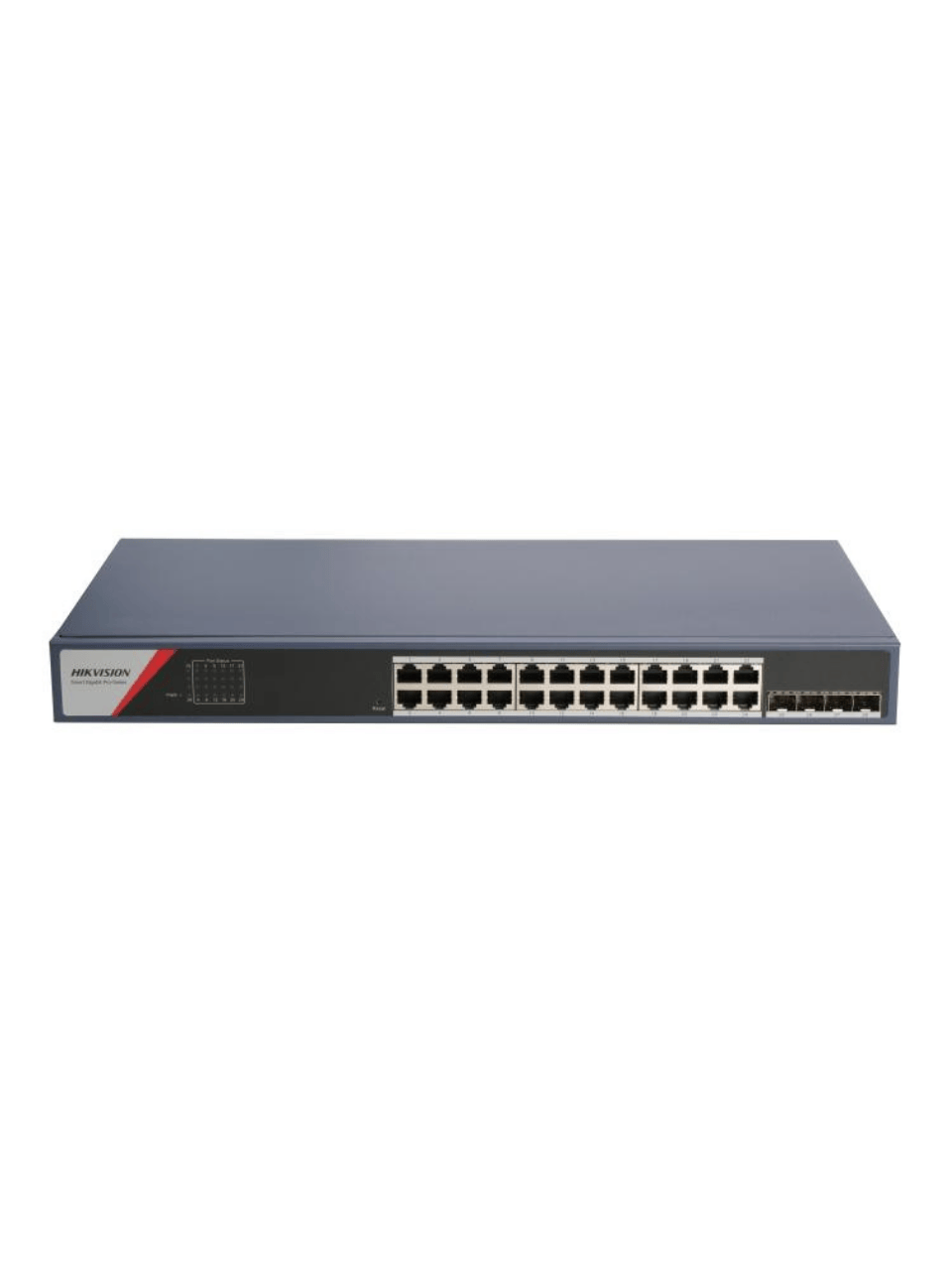 Switch 24 Portas Gigabit - DS-3E1528-SI-24T4F - Hikvision