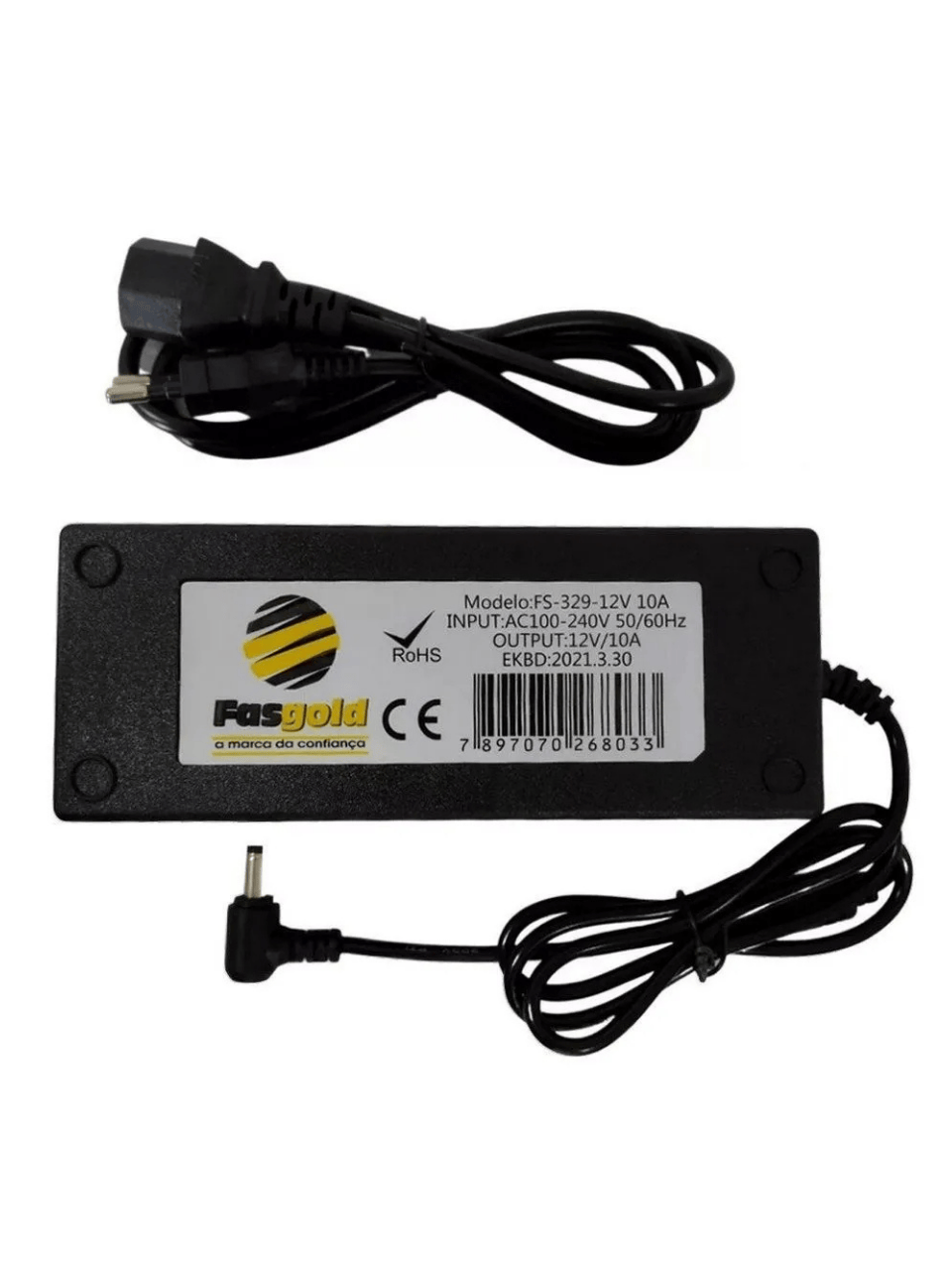 Conversor 12V 10A Bivolt Automático Psi - FS-329 - Fasgold FS-329 Fasgold - imagem 2