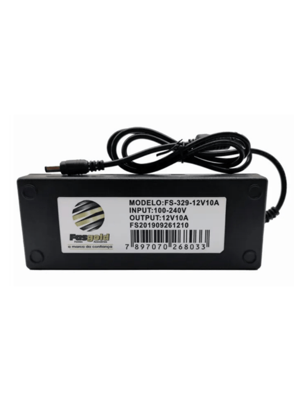 Conversor 12V 10A Bivolt Automático Psi - FS-329 - Fasgold FS-329 Fasgold - imagem 3
