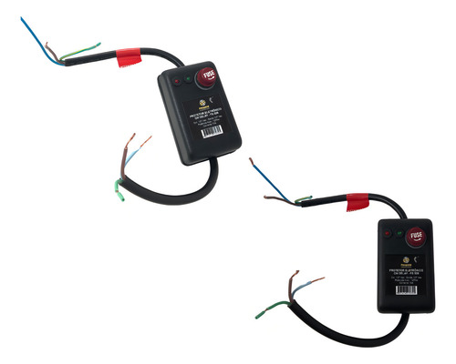 Protetor Eletronico 220 Volts - 10A - On Delay - Com Rabicho Fasgold FS-529 Fasgold - imagem 2