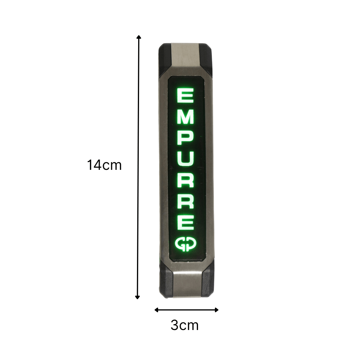 Display Sinalizador LED Puxe/Empurre Inox – Gp Control 092020 GP Control - imagem 4