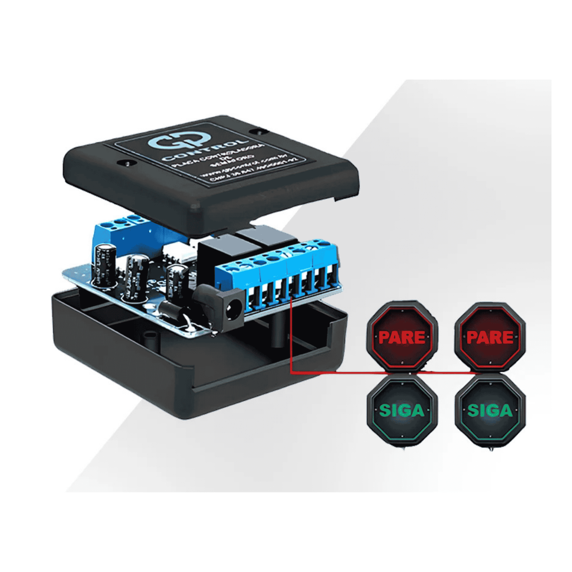 Placa Controladora De Semáforo - Gp Control 122020 GP Control