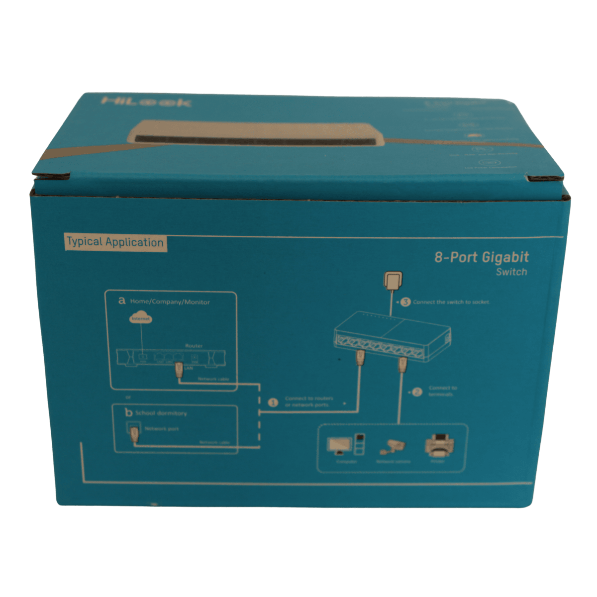 Switch Gigabit 8 Portas Hilook - NS-0508D - Hikvision 5472 Hikvision - imagem 4