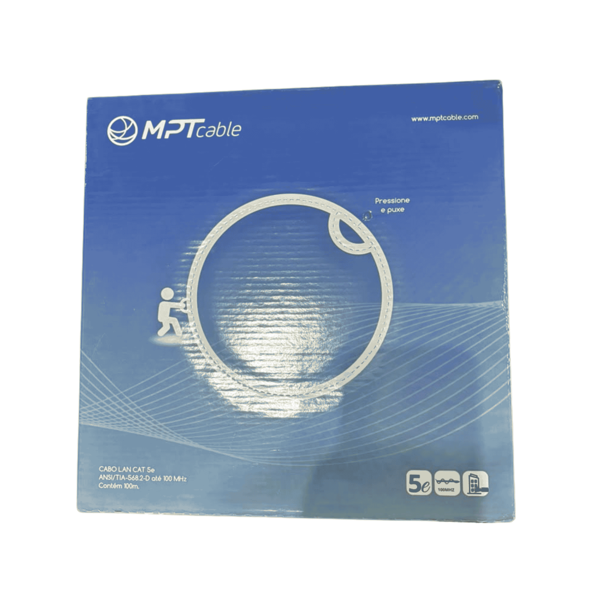 Cabo De Rede CAT5E U/Utp Azul 100m - 24AWGX4P Cmx - Mpt (Mínimo 100m) 53010745 MPT - imagem 5