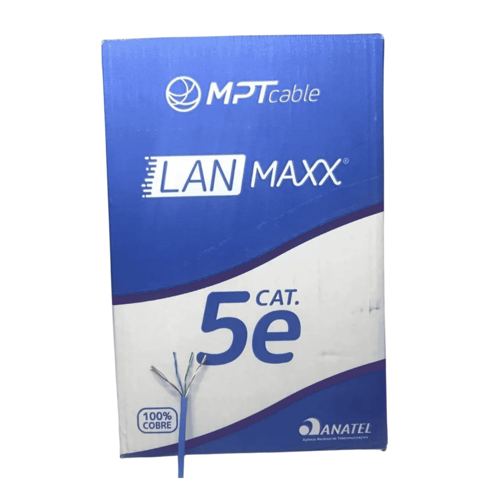 Cabo De Rede CAT5E U/Utp Azul - 24AWGX4P Cmx - Mpt (Mínimo 305m) 53010545 MPT - imagem 2