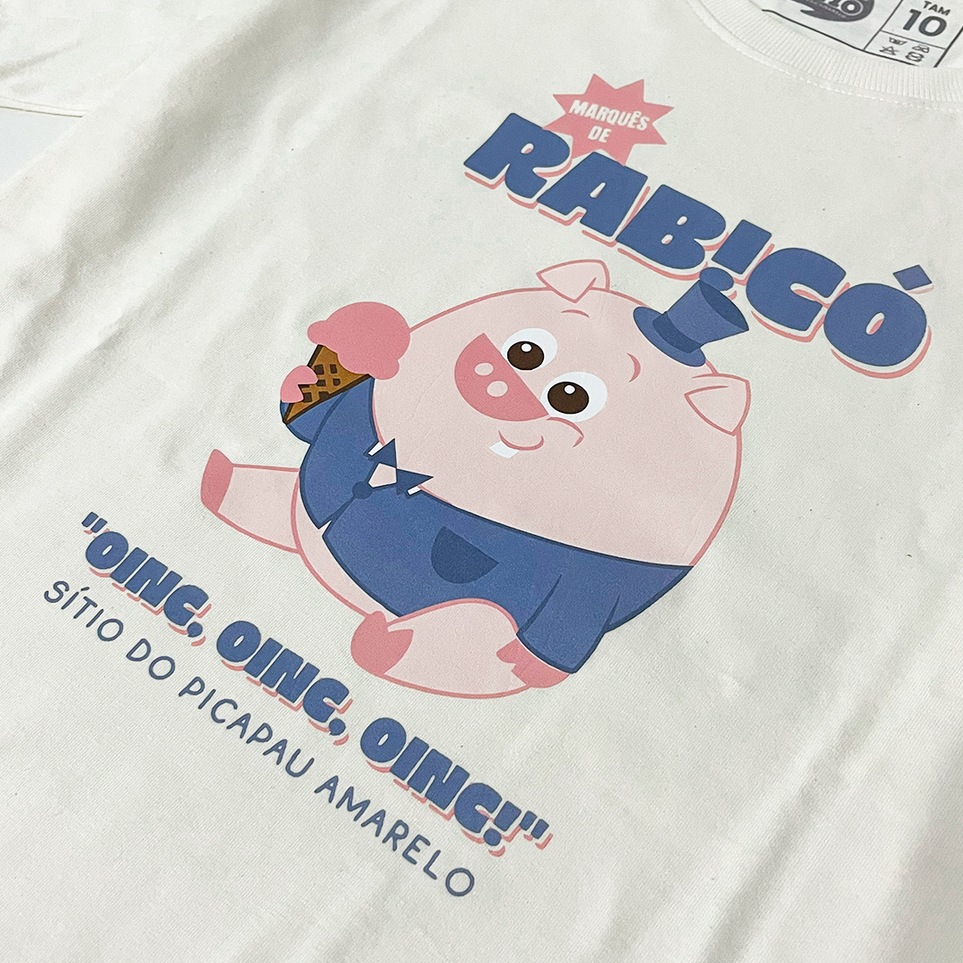 Camiseta Infantil Rabicó — imagem 2