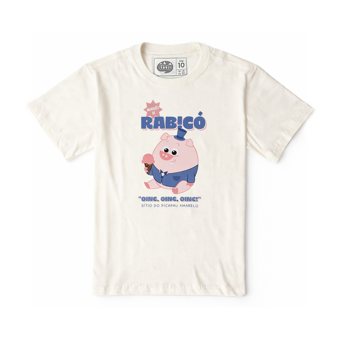 Camiseta Infantil Rabicó — imagem 1