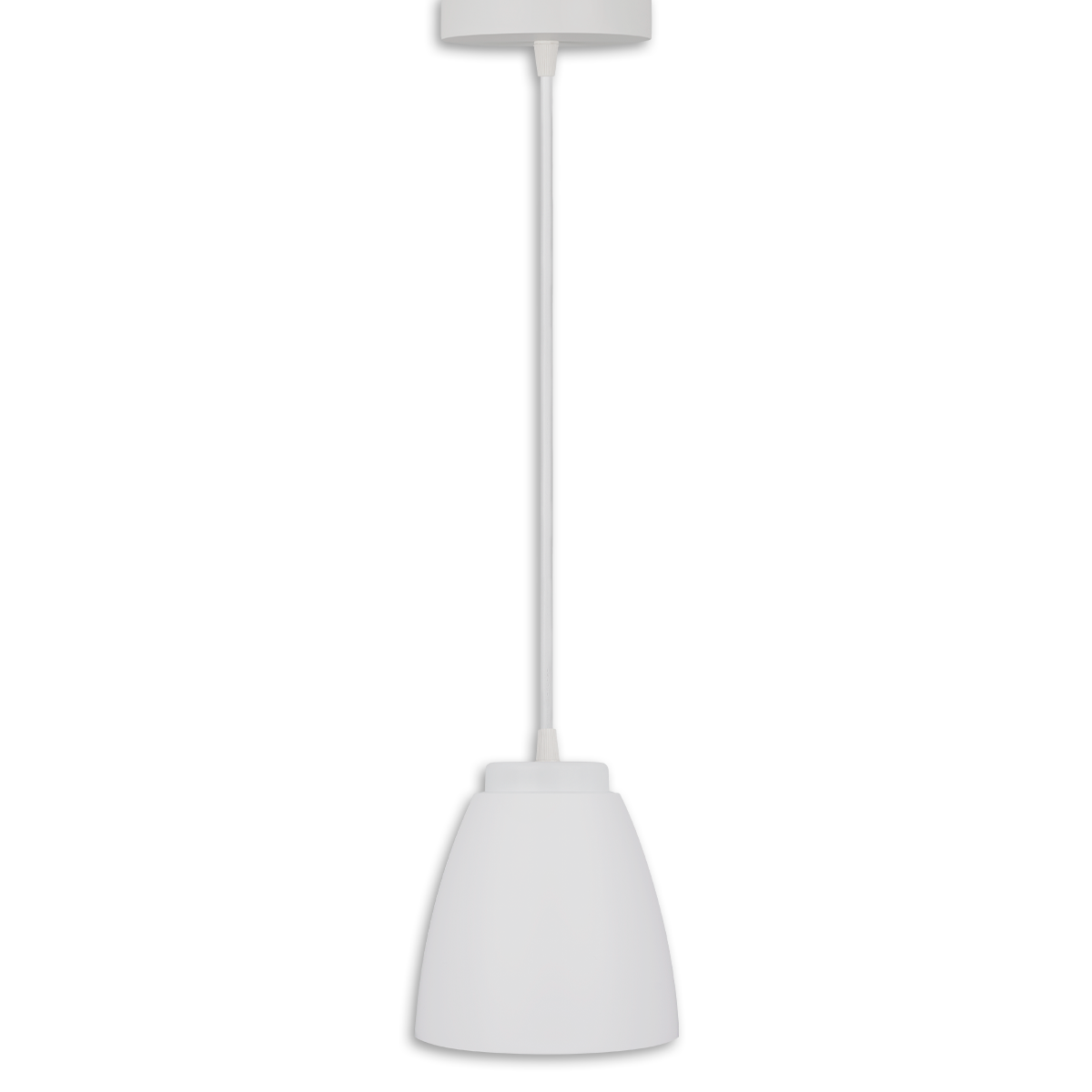 Luminária Pendente Led Branco 9w Branca Fria - Bivolt