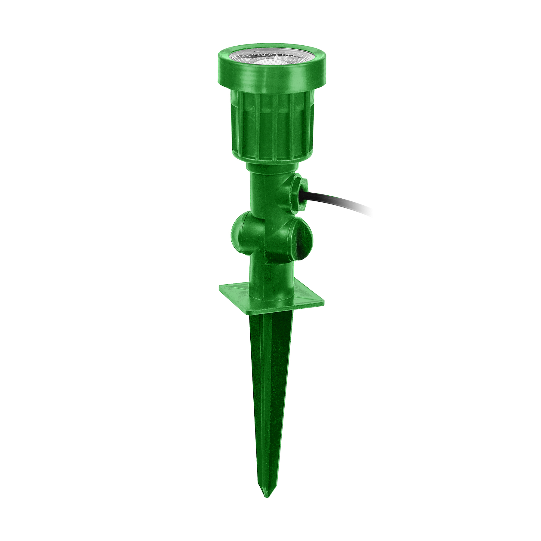 Espeto LED Jardim Verde 5W Branca Quente Bivolt - Kian