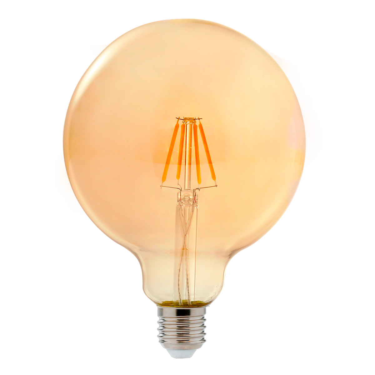 Lâmpada LED Antique Noveau G125 4W E27 Branca Quente Bivolt - Kian